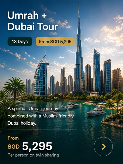 Umrah + Dubai Tour Packages