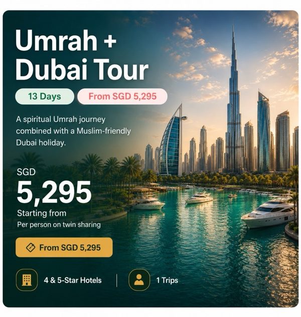 Destination Umrah + Dubai Tour