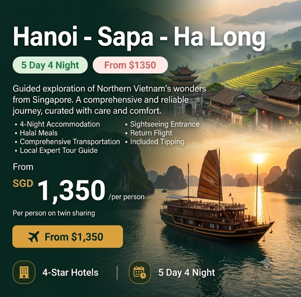 Hanoi Sapa Halong Nur JDS Package